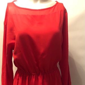 Forever 21 Coral dress summer office dress